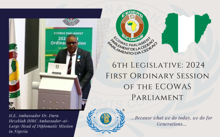 6th Legislative: 2024 First Ordinary Session of the ECOWAS Parliament