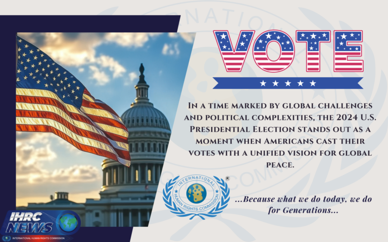 The 2024 U.S. Presidential Election: A Vote for Global Peace and Conflict Resolution