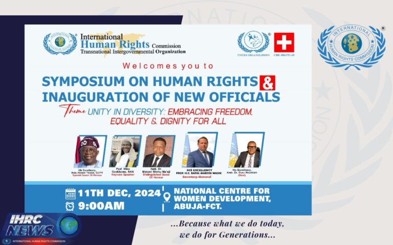 IHRC Holds One-Day Human Rights Symposium and Inauguration of New Officials, Set 2025 Agenda