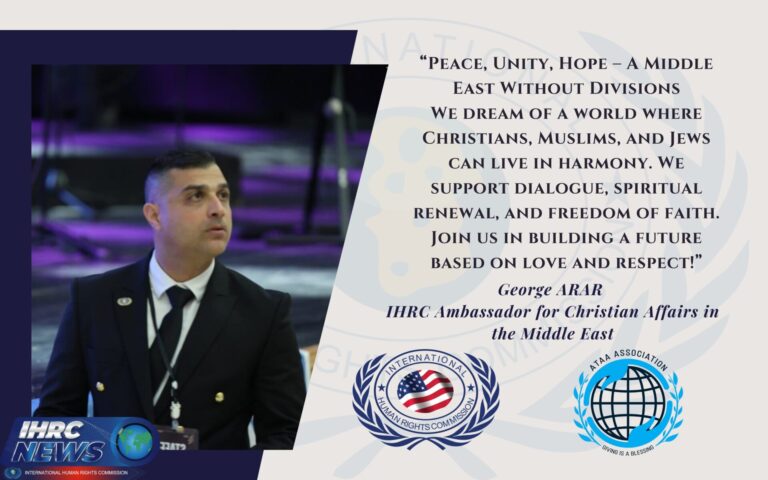 A Call for Peace, Unity, and Spiritual Renewal in the Middle East