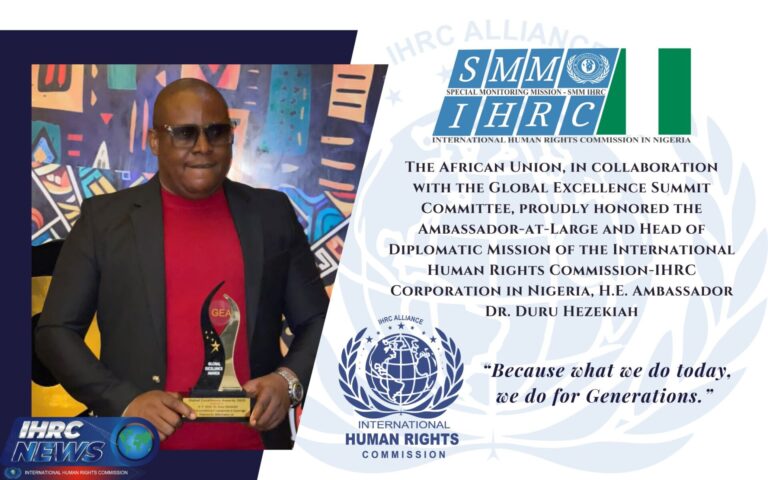 Dr. Duru Hezekiah, Honoured with the African Union Agenda 2063 Women’s Impact Award at the Global Excellence Summit
