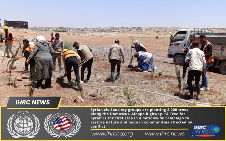 🟢 “A Tree for Syria” — Civil Society Unites for Environmental Renewal