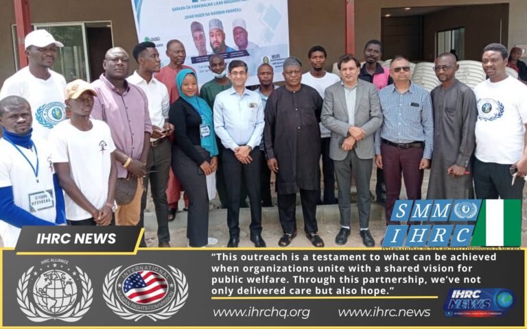 🏥 IHRC Partners with Max Healthcare and Alsadal Services to Deliver Free Medical Outreach in Niger State