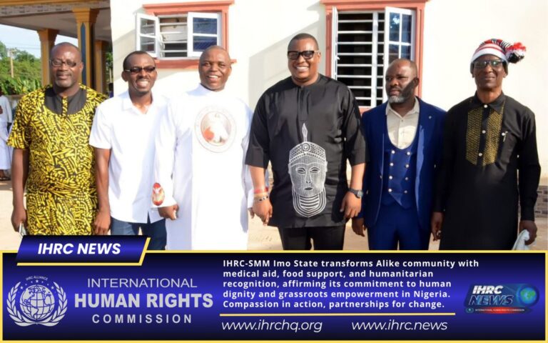 🌍 IHRC Empowers Alike Community with Medical Aid and Humanitarian Recognition