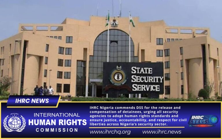 📰 IHRC Nigeria Applauds DSS Leadership on Detainees’ Release, Calls for Broader Human Rights Reforms
