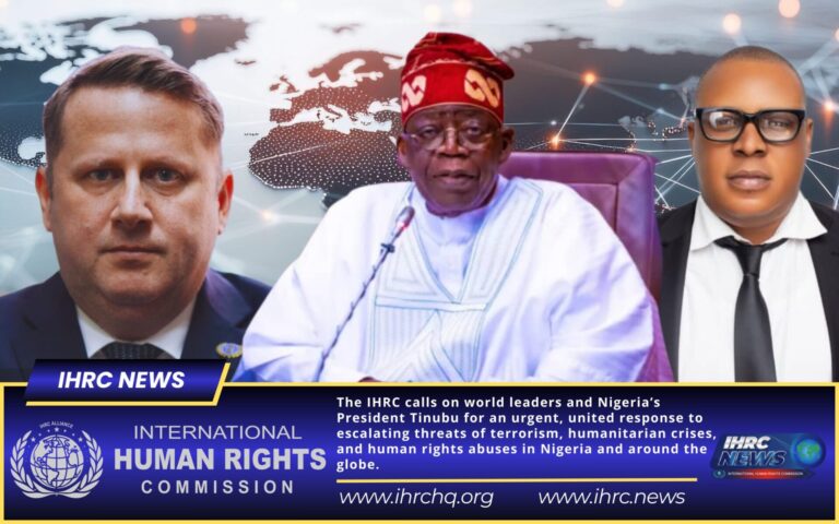 🛡️🌍IHRC Engages President Tinubu, Calls for Strengthened Global and National Response to Terrorism, Insecurity, and Humanitarian Crises