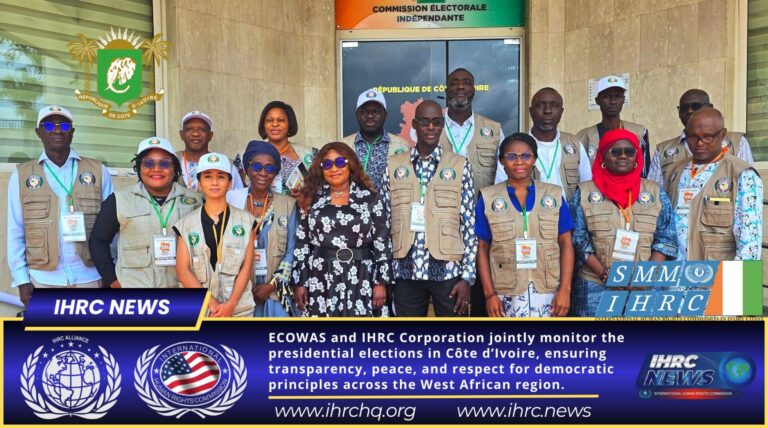ECOWAS Election Observation Mission Begins in Côte d’Ivoire with IHRC Participation