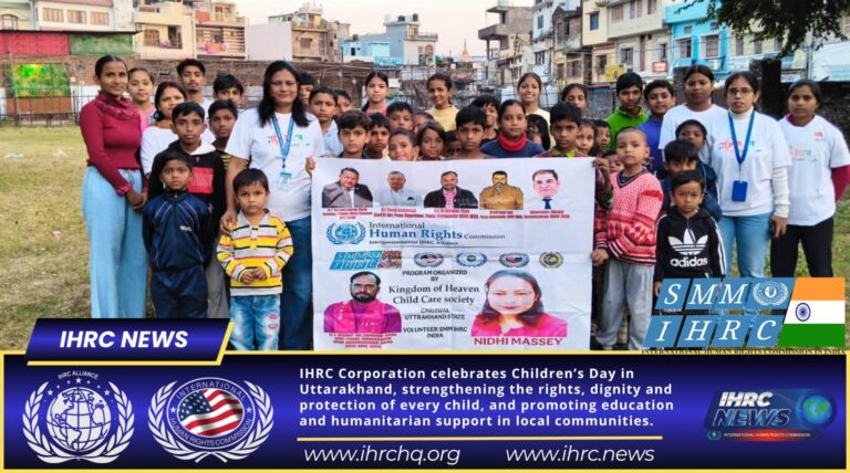 IHRC Corporation Celebrates Children’s Day in Garhwal, Uttarakhand, Promoting Dignity, Protection and the Right to Education