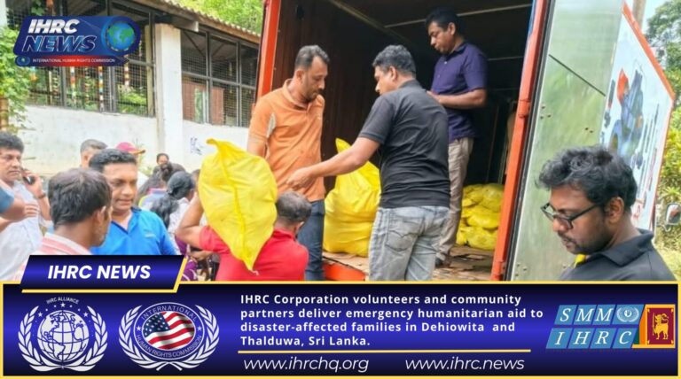 IHRC Corporation Sri Lanka Unites with Community Leaders to Lead Major Humanitarian Missions During National Crisis